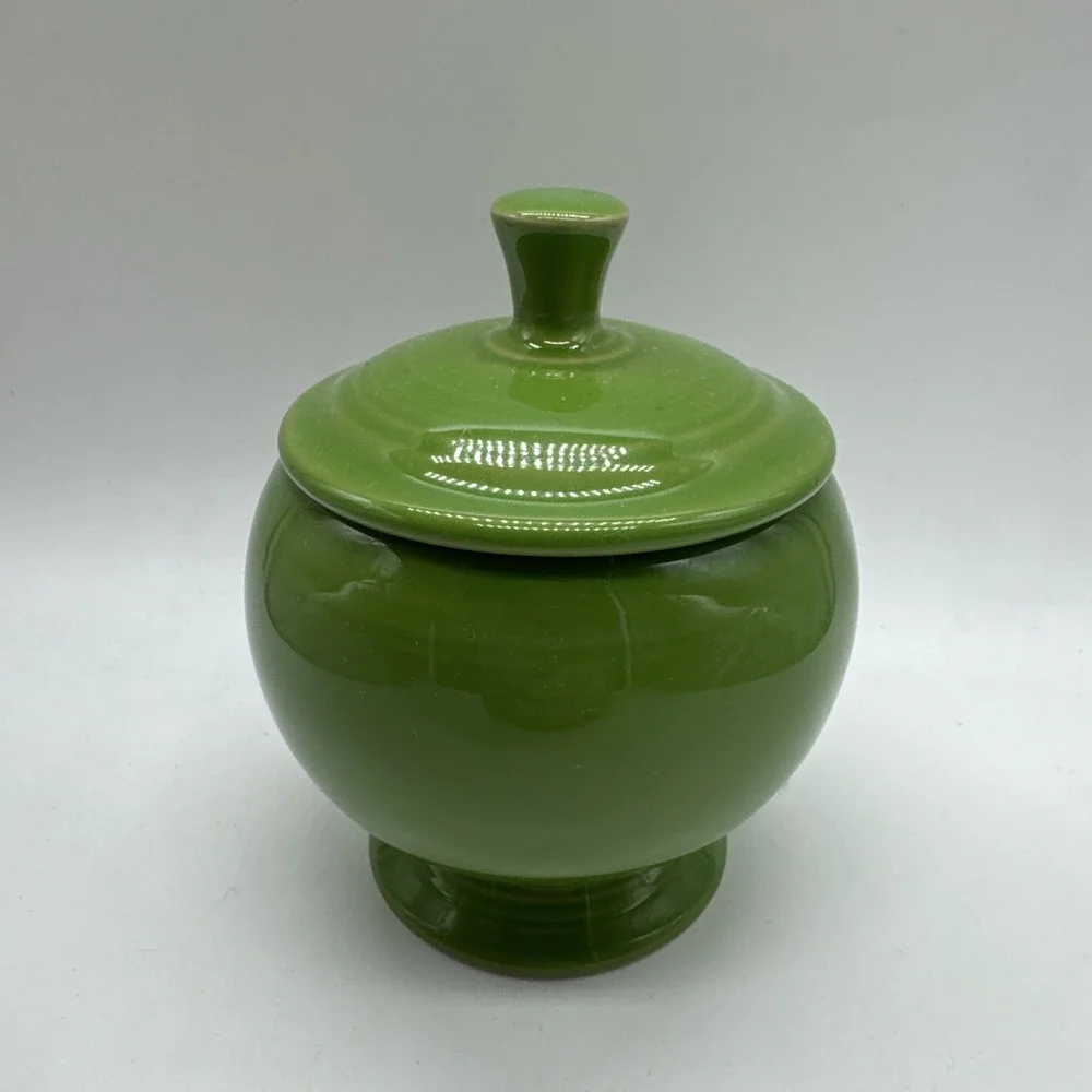 FiestaWare Sugar Bowl w/Lid, Shamrock #2